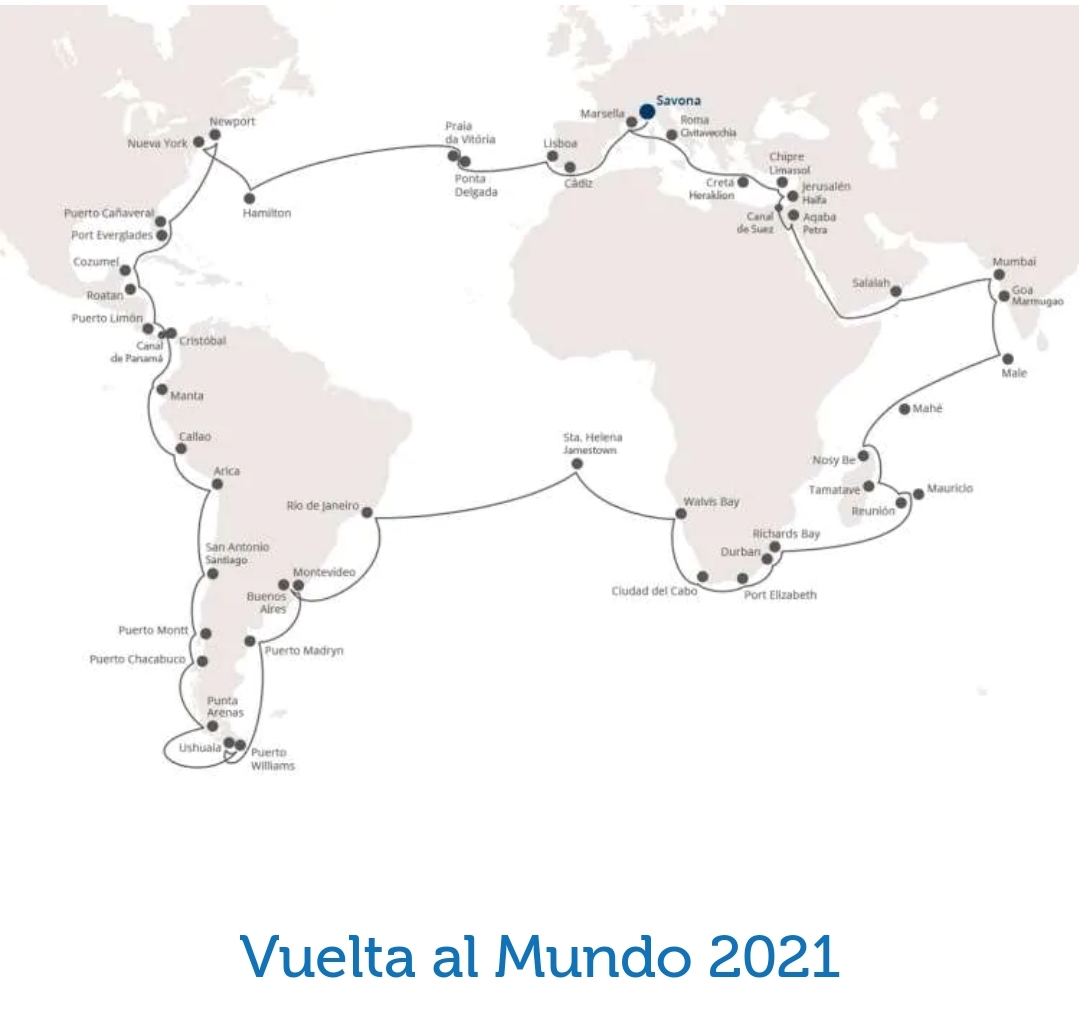 Crucero vuelta al mundo